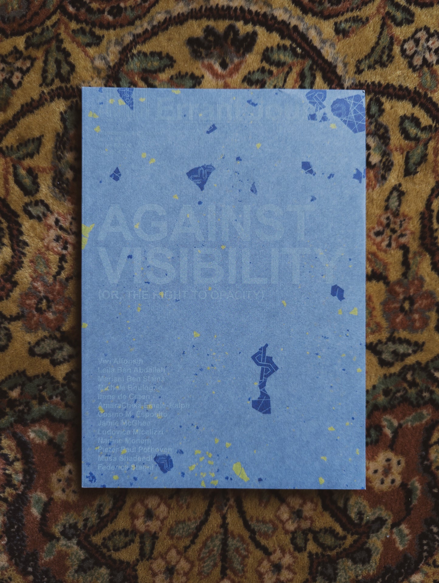 Errant Journal: Against Visibility (or, the Right to Opacity)