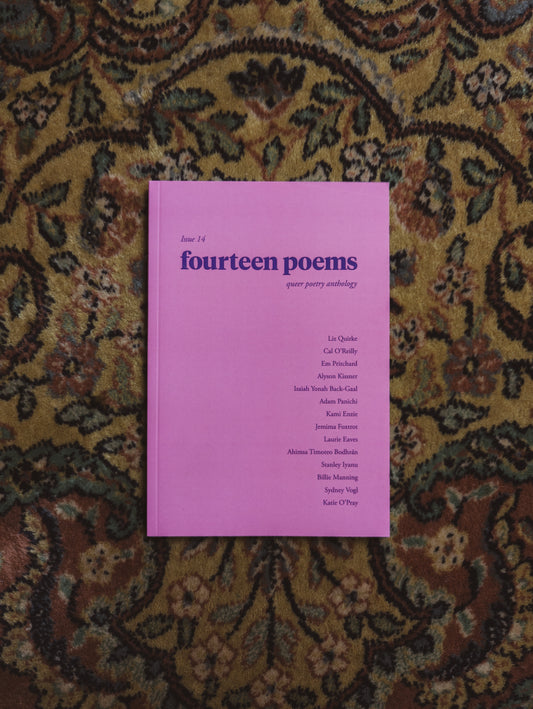fourteen poems issue 14: a queer poetry anthology